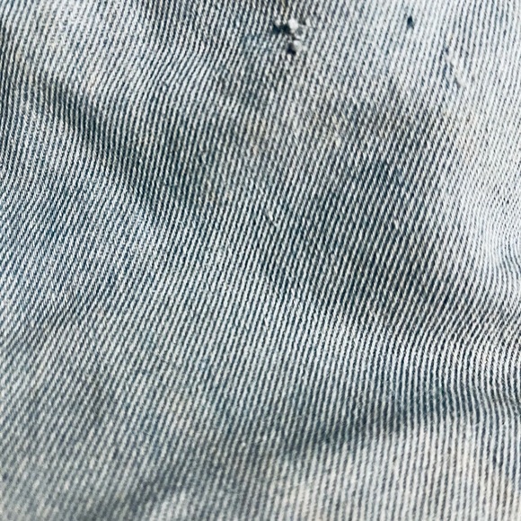 Urban Outfitters Yin & Yang Backpack Light Washed Distressed Denim Zip Unisex - Picture 16 of 16